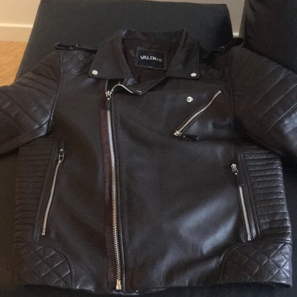 Choc Brown Motorcycle Real Leathe $180 if u pal me